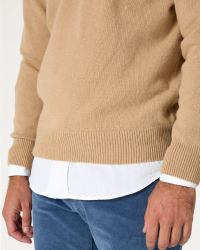 THE LAMBSWOOL HALFZIP BEIGE SEIMEIRA