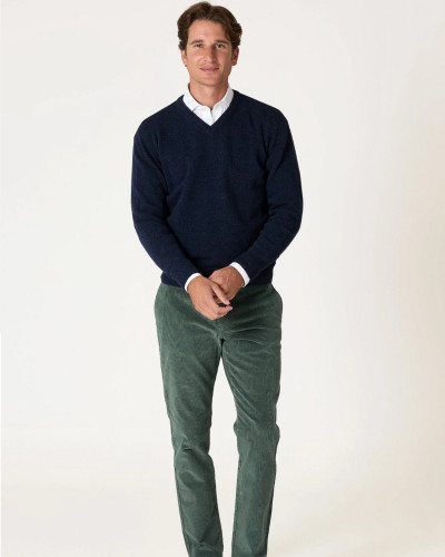 THE LAMBSWOOL PICO AZUL MARINO