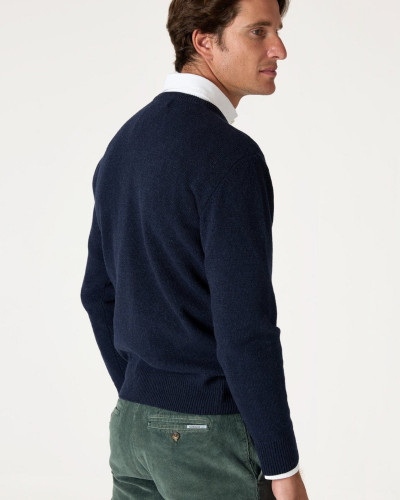 THE LAMBSWOOL PICO AZUL MARINO