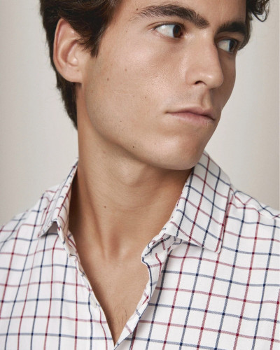 THE SARGA CUADRO AZUL Y GRANA