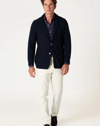 THE SOFT BLAZER AZUL MARINO