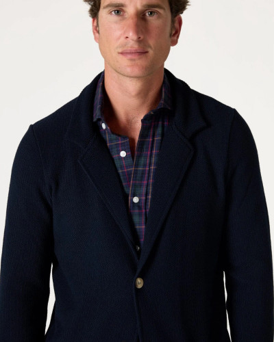 THE SOFT BLAZER AZUL MARINO