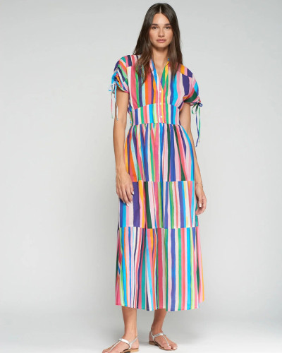 VESTIDO RAYAS MULTICOLOR