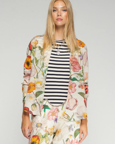 CAMISA ESTAMPADO FLORES MULTICOLOR