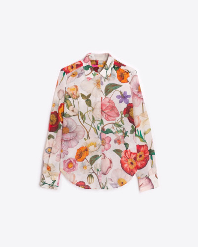 CAMISA ESTAMPADO FLORES MULTICOLOR