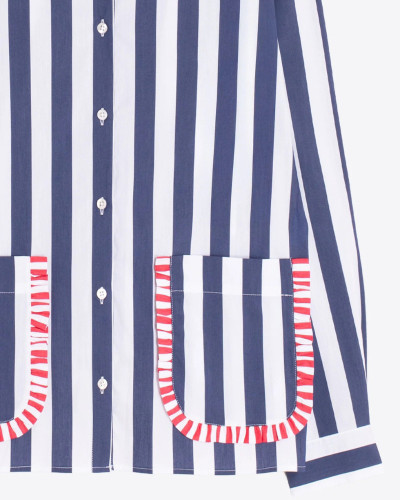 CAMISA RAYAS MARINO BOLSILLOS