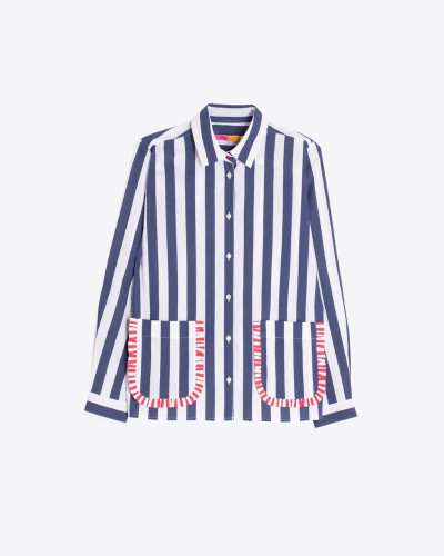 CAMISA RAYAS MARINO BOLSILLOS