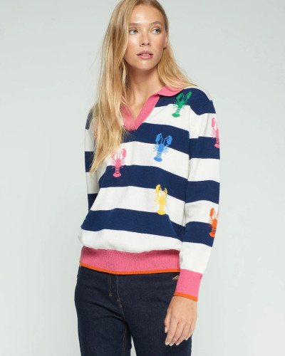 JERSEY LANGOSTAS RAYAS MARINO