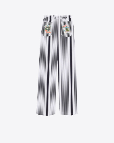 PANTALÓN DE RAYAS NEGRAS