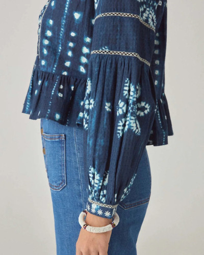 BLUSA SHIBORI MARINO