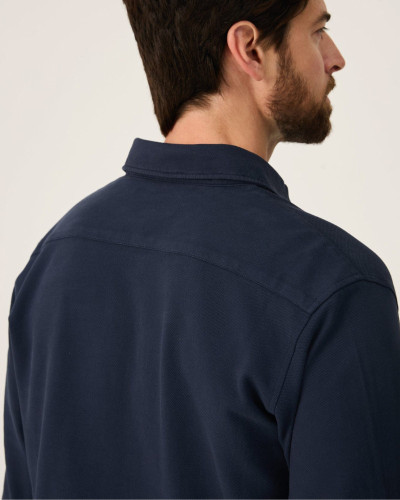 POLO PIQUÉ AZUL MARINO