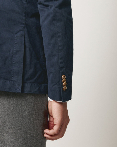 CHAQUETA GABARDINA AZUL MARINO
