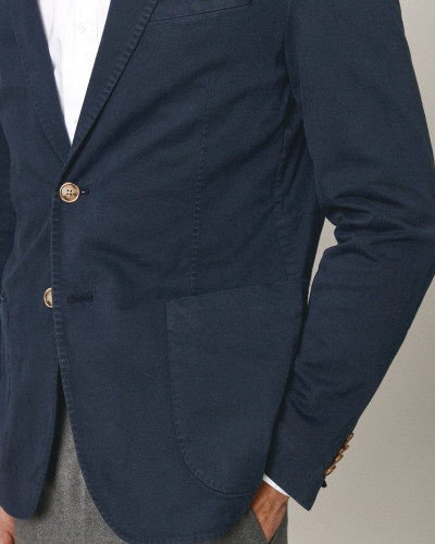 CHAQUETA GABARDINA AZUL MARINO