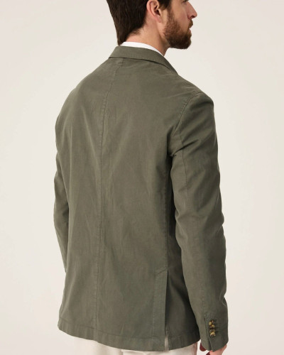 CHAQUETA GABARDINA VERDE SARDINERO