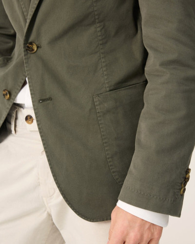 CHAQUETA GABARDINA VERDE SARDINERO