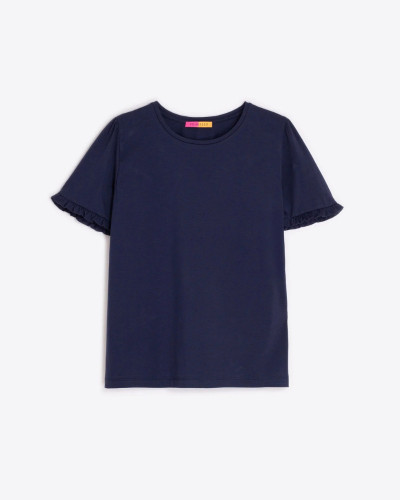 CAMISETA MARINO VOLANTES MANGA