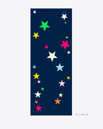 FULAR MARINO ESTRELLAS MULTICOLOR