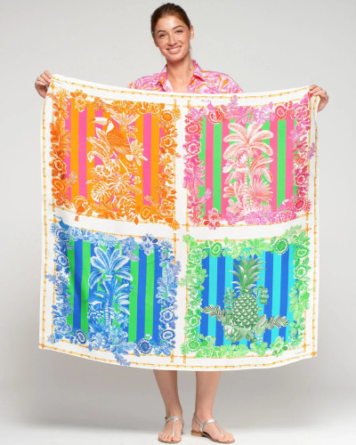 PAÑUELO GRANDE SEDA BAMBÚ