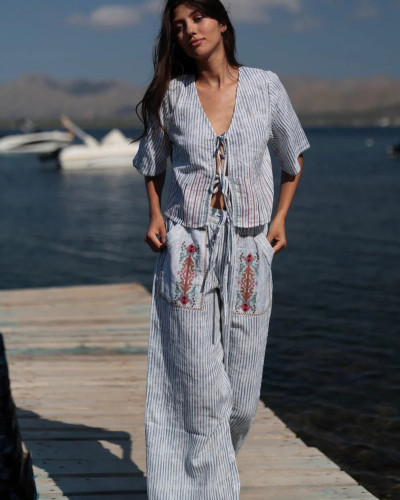 PANTALON FLUIDO RAYAS