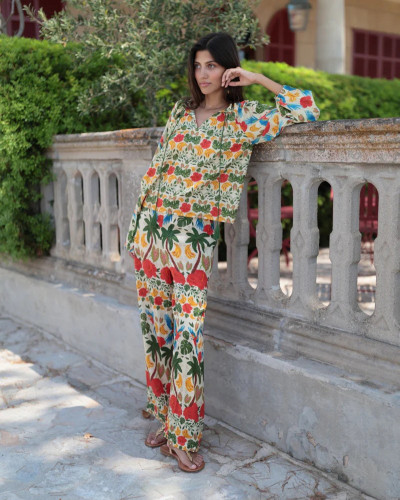 PANTALON PALAZZO TROPIC