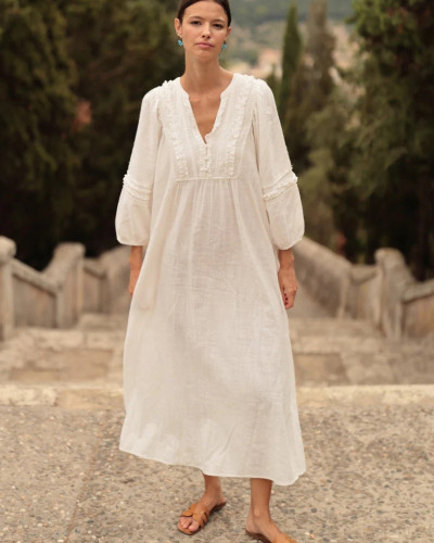 VESTIDO BANDAS VERTICALES