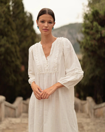 VESTIDO BANDAS VERTICALES