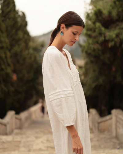 VESTIDO BANDAS VERTICALES