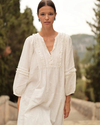 VESTIDO BANDAS VERTICALES