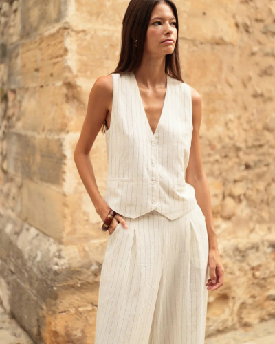 CHALECO LINO RAYA DIPLOMÁTICA