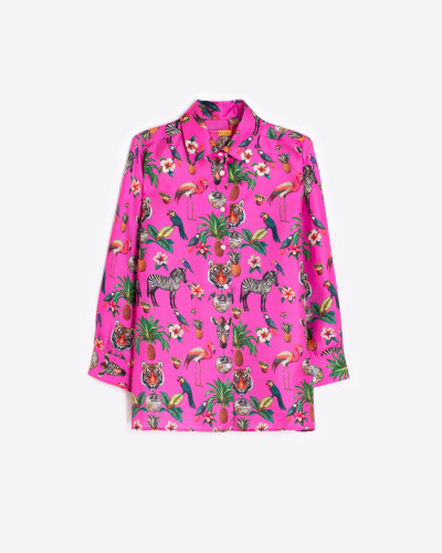 CAMISA ROSA TROPICAL