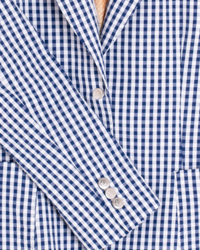 CHAQUETA VICHY AZUL