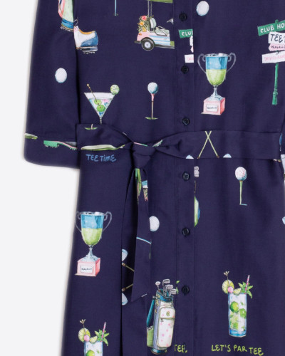 VESTIDO CAMISERO ESTAMPADO GOLF