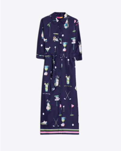 VESTIDO CAMISERO ESTAMPADO GOLF