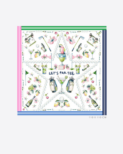 PAÑUELO GRANDE SEDA GOLF