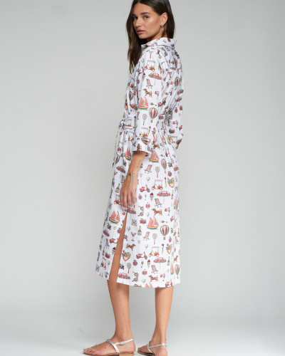 VESTIDO ESTAMPADO VINTAGE