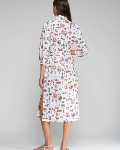 VESTIDO ESTAMPADO VINTAGE