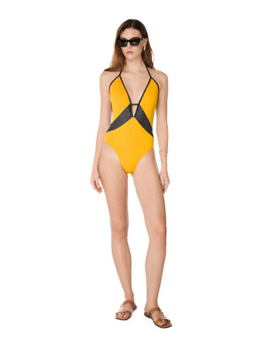 BAÑADOR HERMIONE MOSTAZA