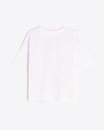 CAMISETA FLOR INDIA LAZO LATERAL