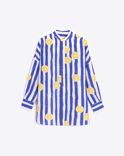 CAMISA RAYAS LIMONES