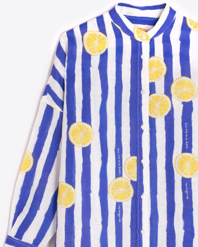 CAMISA RAYAS LIMONES