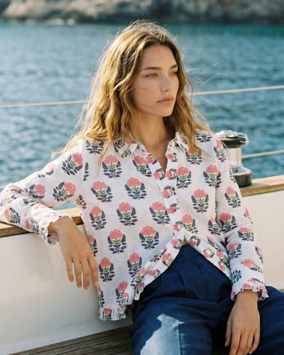 CAMISA FLOR INDIA