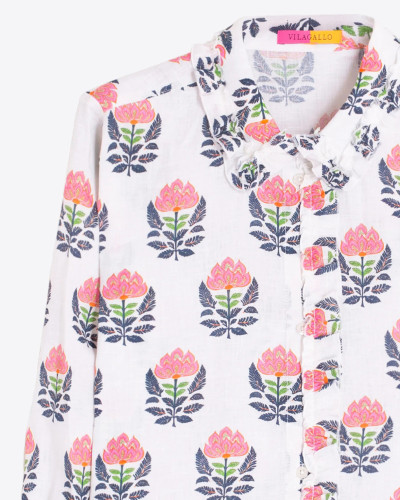 CAMISA FLOR INDIA