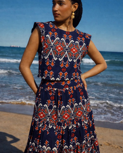 MAXI FALDA IKAT