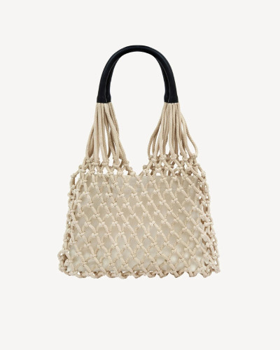 BOLSO CUERDA CREMA