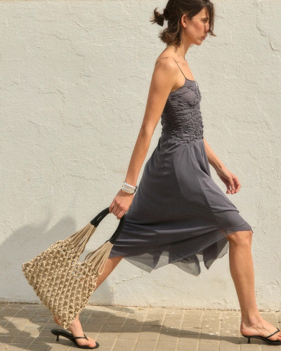 BOLSO CUERDA CREMA