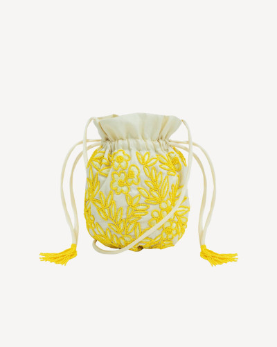 BOLSO BOMBONERA AMARILLO