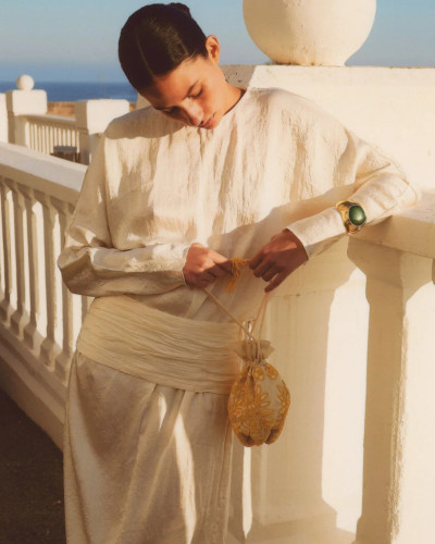 BOLSO BOMBONERA AMARILLO