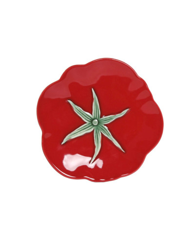 PLATO GRES TOMATE