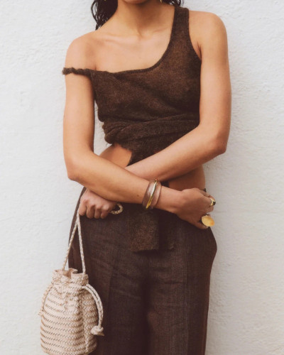 BOLSO BOMBONERA ECRU