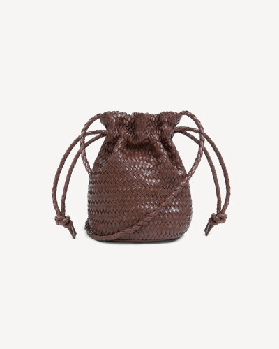 BOLSO BOMBONERA MARRON